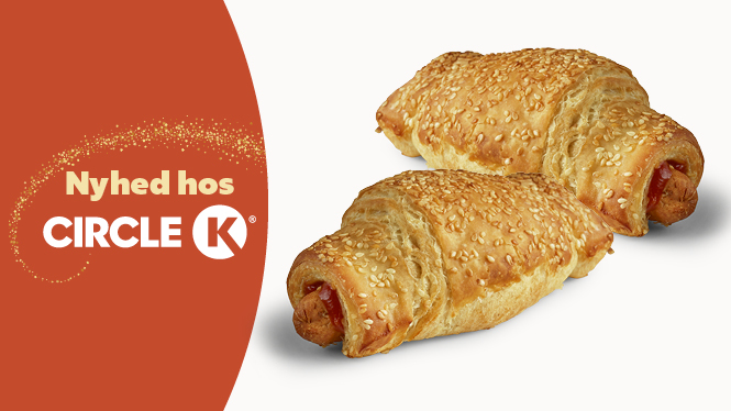 Nyhed: Crossaint pølsehorn