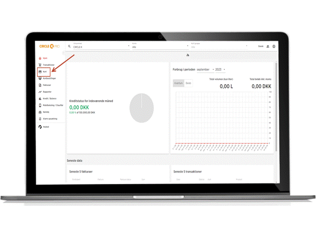 Hvordan ændrer jeg købsmuligheder på et kort