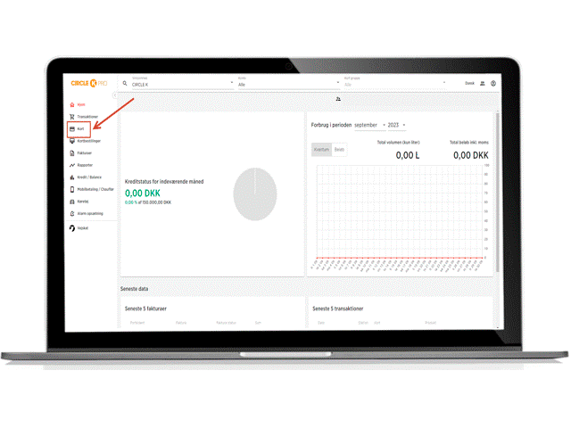 Hvordan åbner man et midlertidig spærret kort i selvbetjening