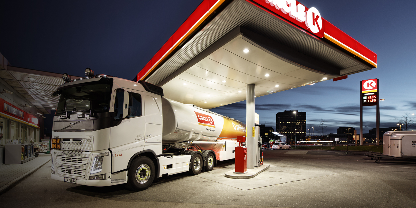 Fyringsolie - Circle K station - tankbil