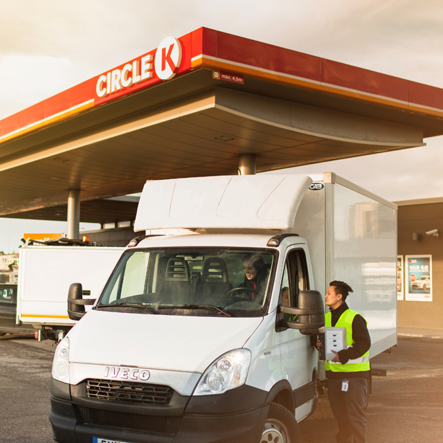 truck foran circle k