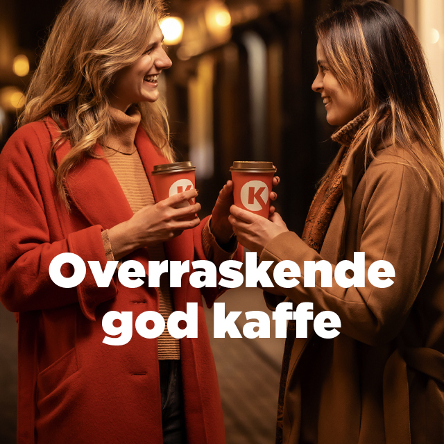 OVERRASKENDE GOD KAFFE