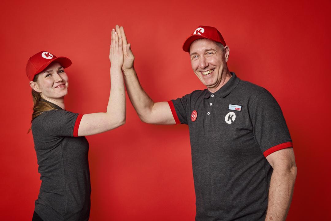 Circle K medarbejdere jubler