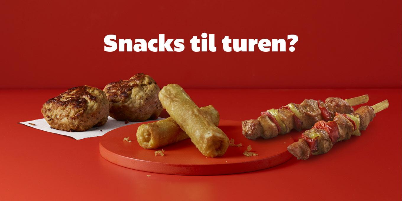 Snacks til den lille sult på farten